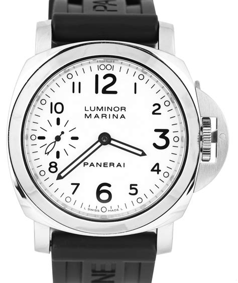 Panerai Luminor Marina 44mm White Dial Watch PAM 113 